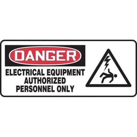Accuform OSHA DANGER SAFETY SIGN ELECTRICAL MELC009XP MELC009XP